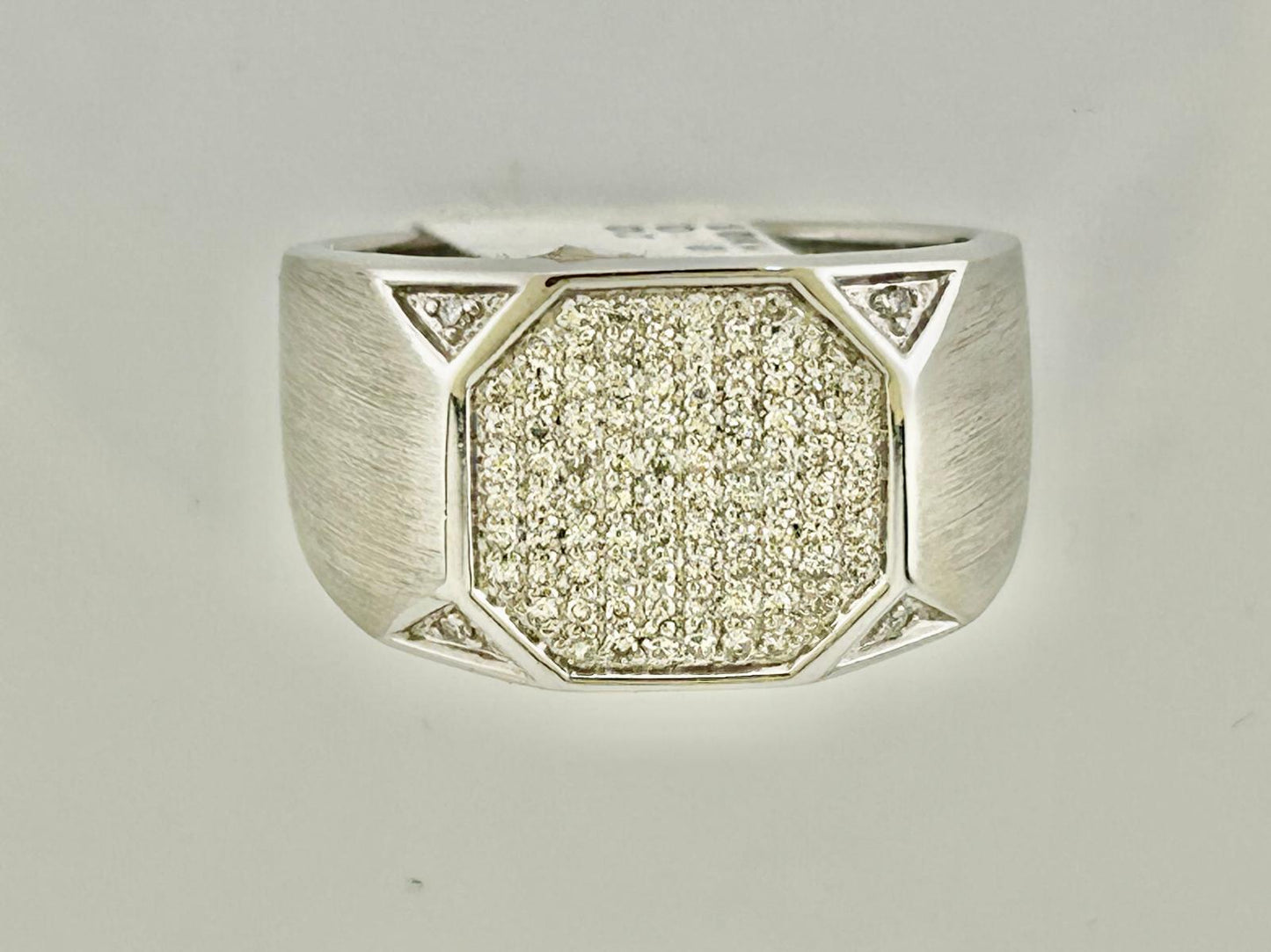 10K white Gold ring with 0.40Ct Diamond/RM10148W-2000